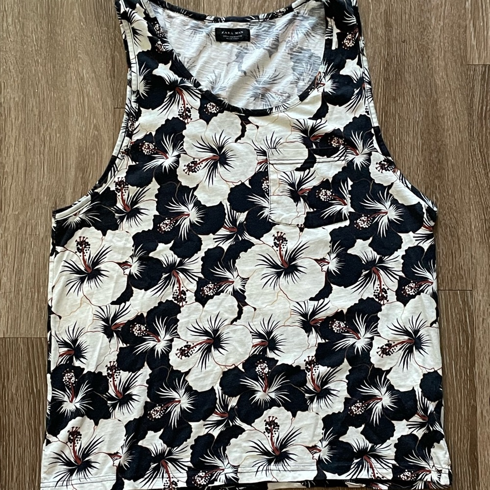Zara Men’s Floral Tank